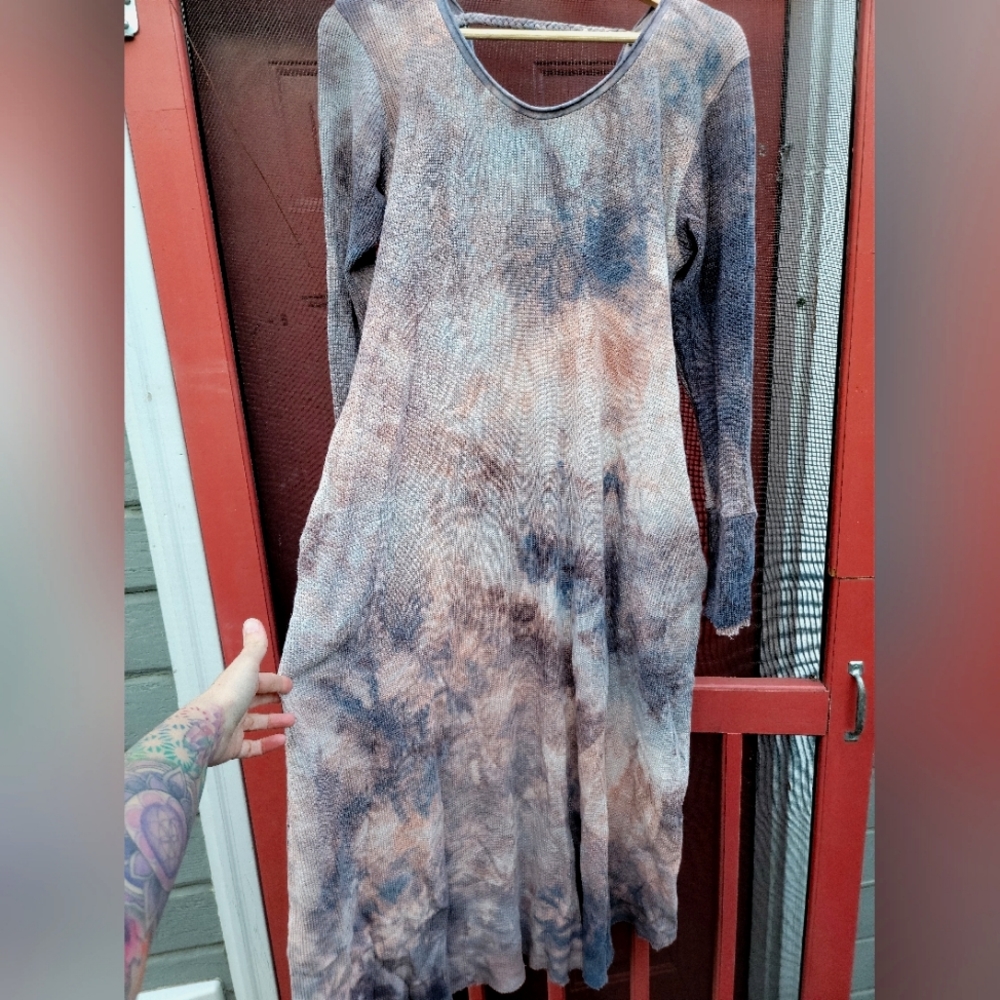 Sinew Moon Shadow thermal Rosemary Dress M/L